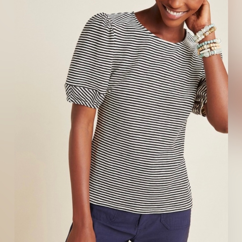 🖤Anthropologie Dolan Striped blouse | Size L